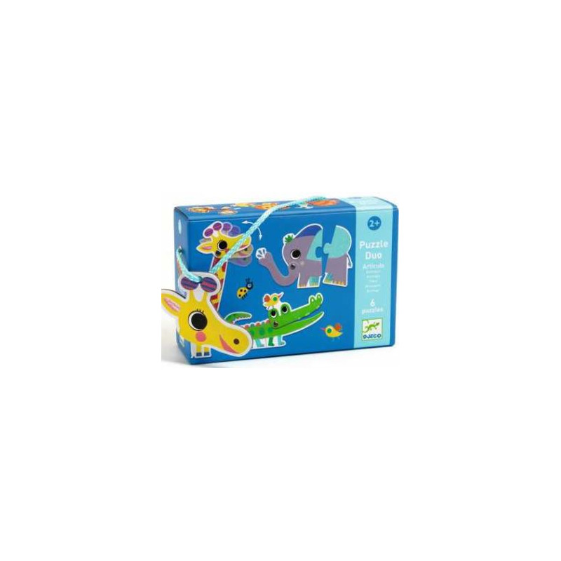 Puzzle duo Animaux - Djeco