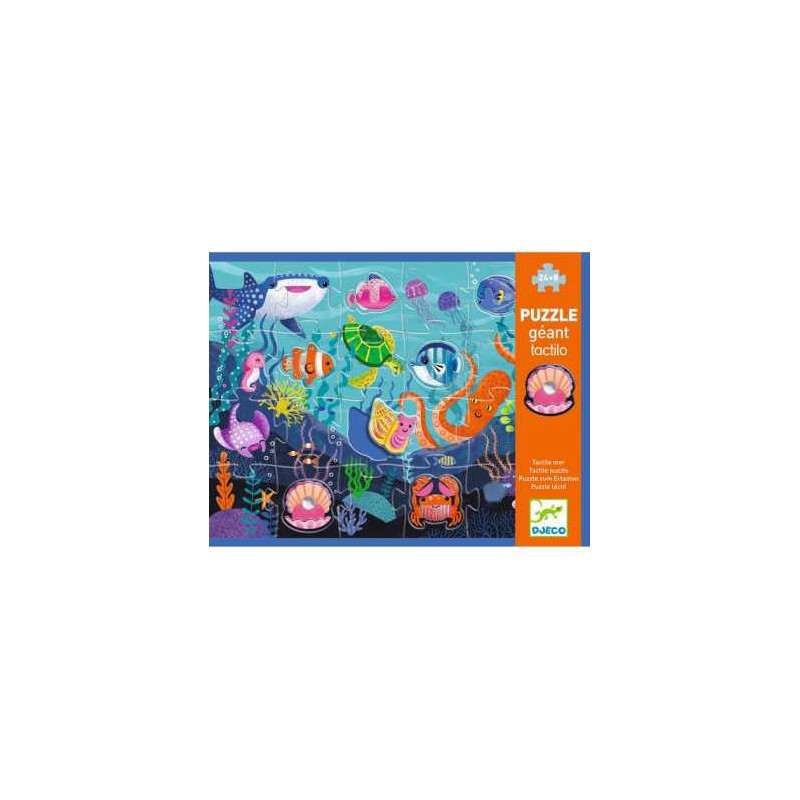 Djeco Puzzle géant Tactilo Mer - Djeco Djeco Puzzle géant Tactilo Mer - Djeco