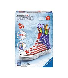 Puzzle 3D Sneaker America - Ravensburger - 8+