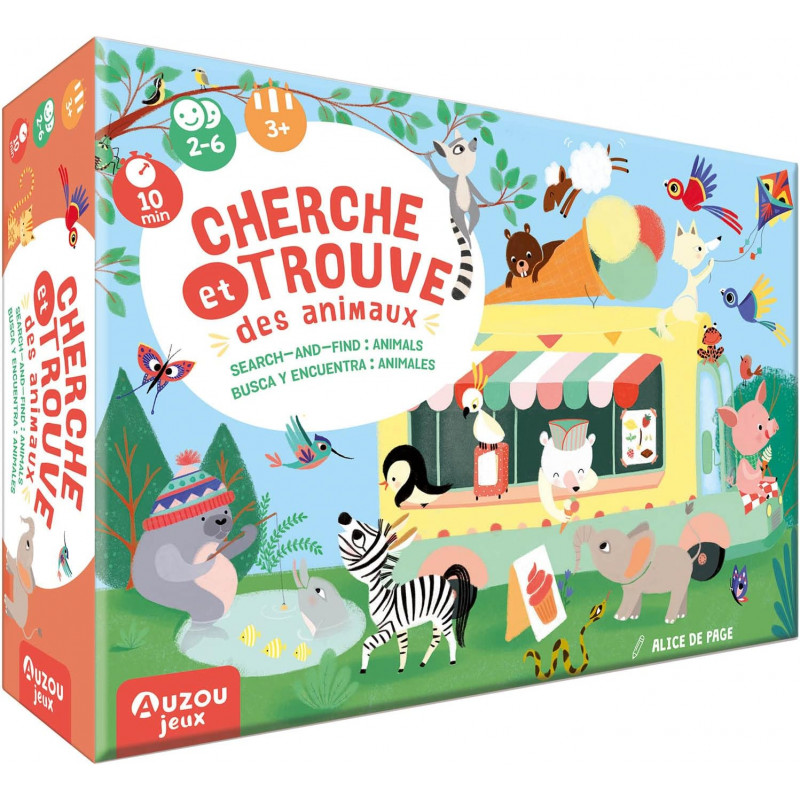CHERCHE ET TROUVE - LES ANIMAUX DU Monde