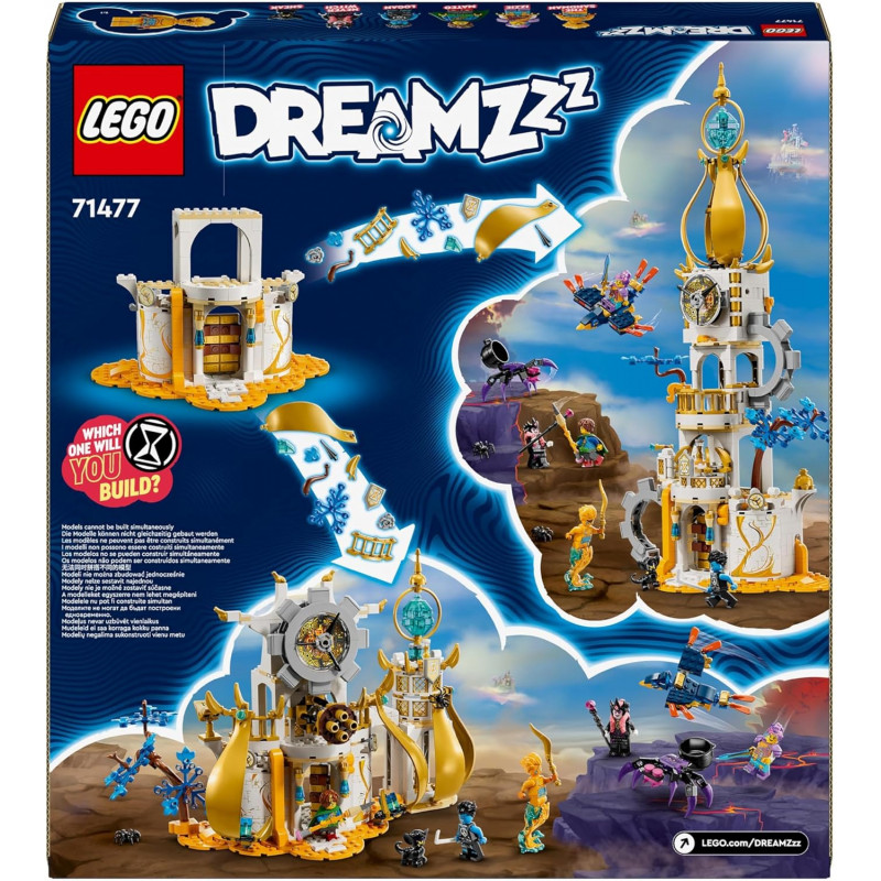 Lego 71477 DREAMZzz La Tour du Marchand de Sable, Jouet de Château avec Araignée et Oiseau