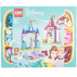 LEGO 43219 Disney Princess Châteaux Créatifs, Jouet Château avec Mini-Poupées Belle et Cendrillon