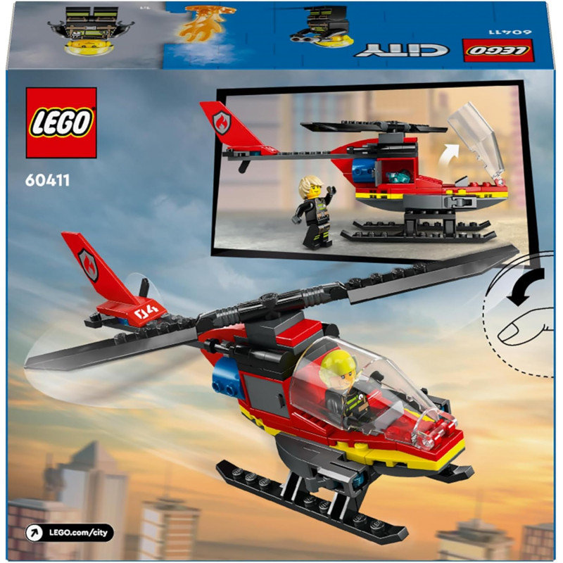 Lego City L’Hélicoptère de Secours des Pompiers