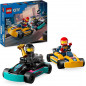 Lego City Les Karts et Les Pilotes de Course, Jouet de Construction avec 2 Karting