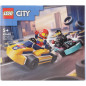 Lego City Les Karts et Les Pilotes de Course, Jouet de Construction avec 2 Karting