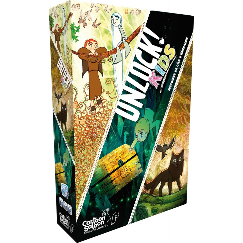 Unlock! Kids : Histoires de l’île d’Emeraude - Asmodee Space Cow