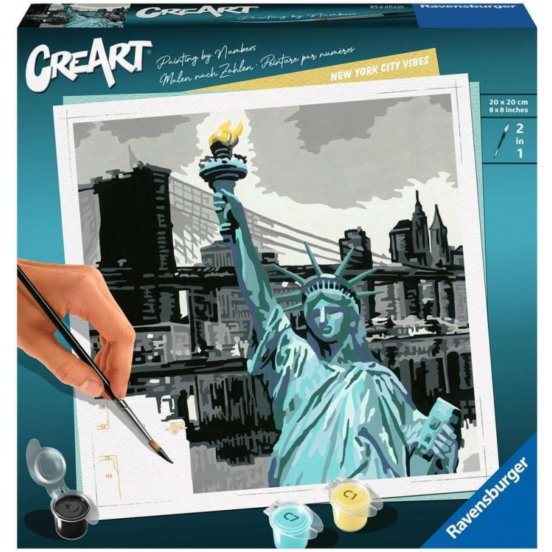 Ravensburger – CreArt format carré 20 x 20 cm– New York