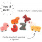 JANOD - Chunky Puzzle A La Ferme - Bois FSC - 7 pièces JANOD - Chunky Puzzle A La Ferme - Bois FSC - 7 pièces