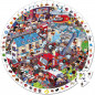Janod - Puzzle d'Observation Rond Pompiers de L'Extrême 208 Pièces