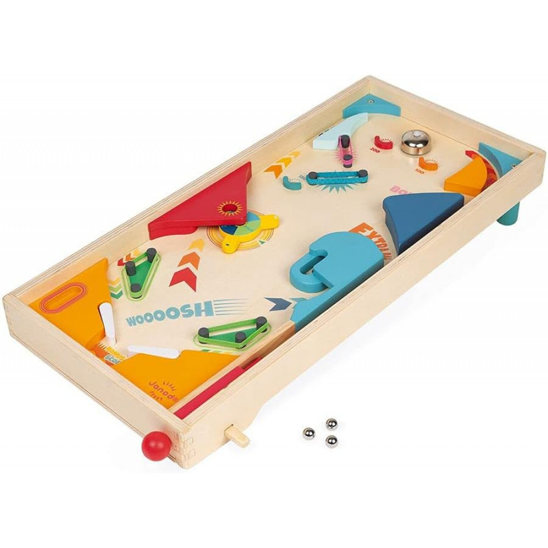 Janod - Flipper en Bois Rétro