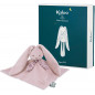 Kaloo - Lapinoo - Doudou Lapin Rose - Peluche Bébé - Carré 30 x 30 cm