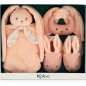 KALOO - Lapinoo - Coffret de Naissance - Couleur Pêche - 3 Accessoires Bébé
