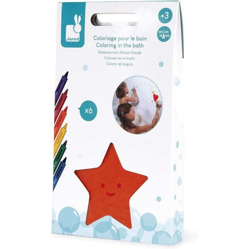Coloriage de bain - Janod J04725 Coloring in the Bath