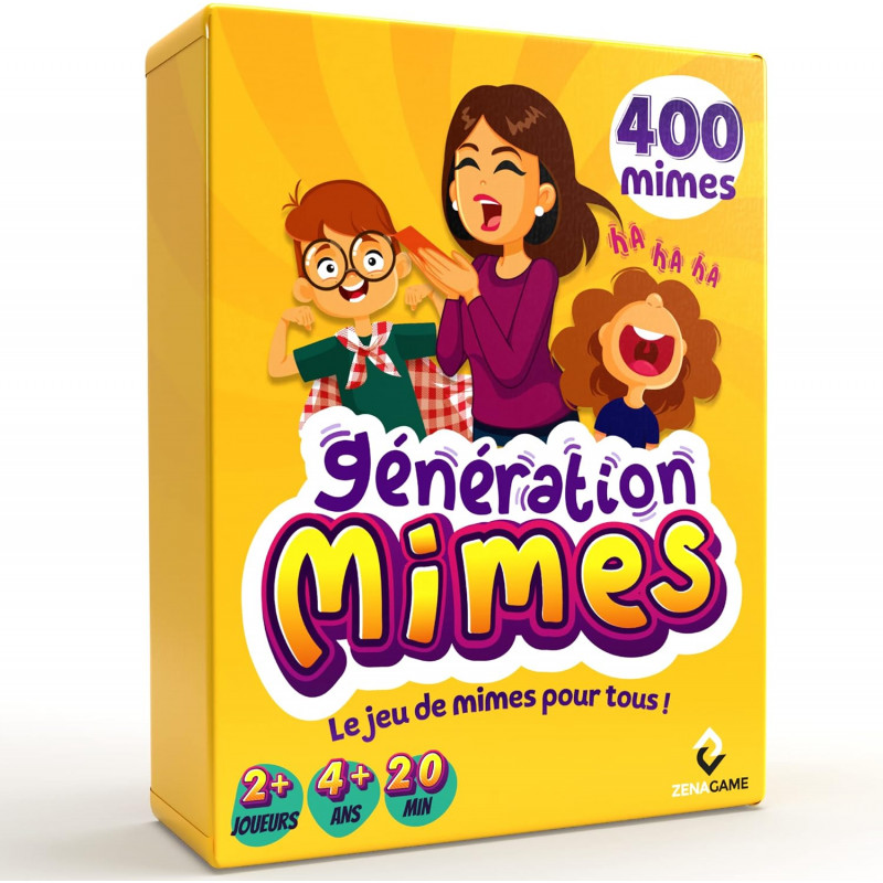 Génération Mimes Jeu de société - Jeu d'ambiance - ZENAGAME