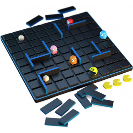 QUORIDOR Pacman - Le Jeu de stratégie et réflexion - Idéal pour Toute la Famille - Dès 8 Ans - GIGAMIC