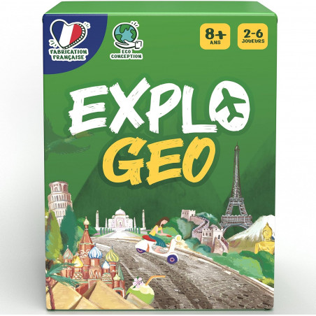 Explogeo - Jeux de Societe Enfant Géograhie 8 ans