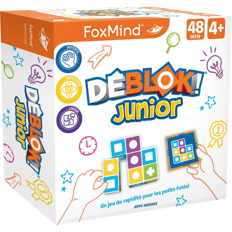 Asmodee- Foxmind - Déblok Junior