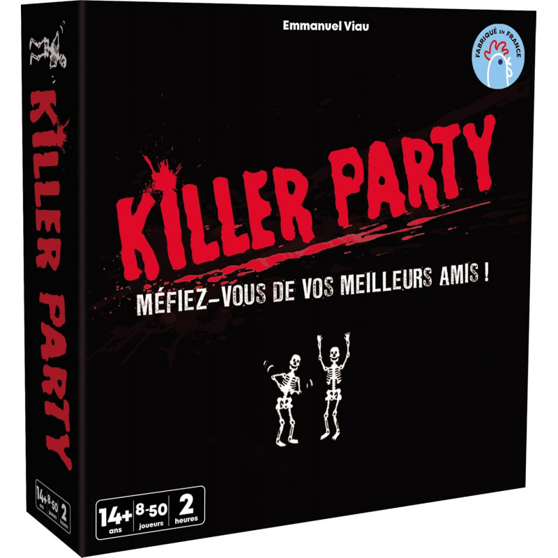 Killer Party - Jeu d'Ambiance et d'Enquête pour Adultes et Ado dès 14 ans