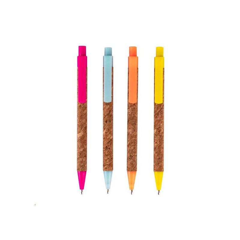 APLI Fluor - stylo à bille UNITAIRE - bleu