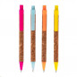 APLI Fluor - stylo à bille UNITAIRE - bleu