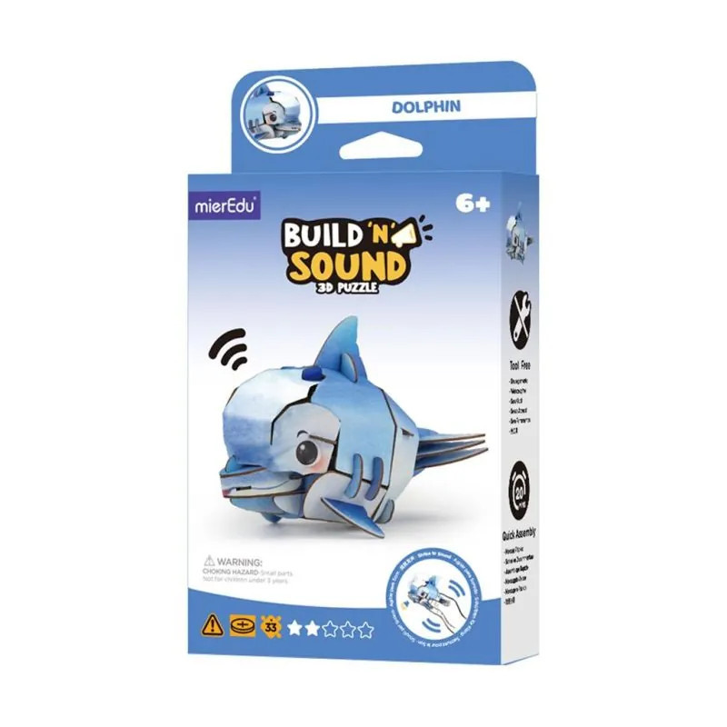 Dauphin - Mieredu - Puzzle 3D Construction Dauphin - Mieredu - Puzzle 3D Construction