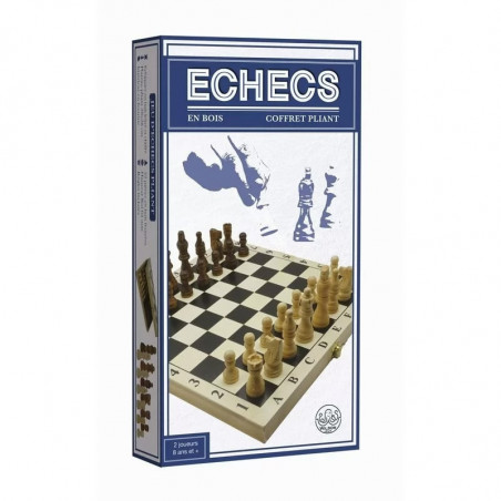 Jeu d'échecs pliant - 28cm - imprimé