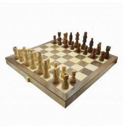 Jeu d'échecs pliant - 28cm - imprimé