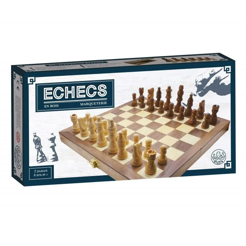 Jeu d'échecs pliant - 28cm - imprimé