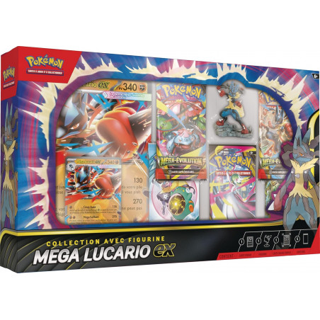 Pokémon : Collection avec Figurine Méga-Lucario-ex