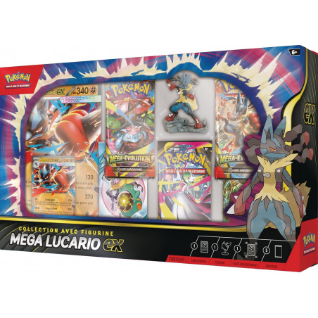 Pokémon : Collection avec Figurine Méga-Lucario-ex