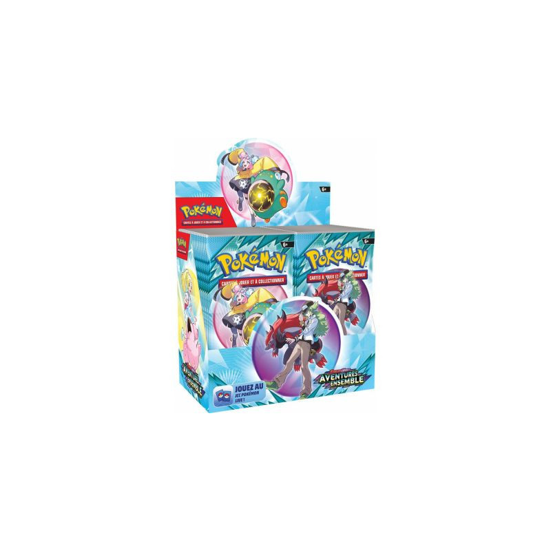 Pokémon - Boite de Boosters Français - Display 36 Boosters EV09 - Ecarlate et Violet - Aventures Ensemble