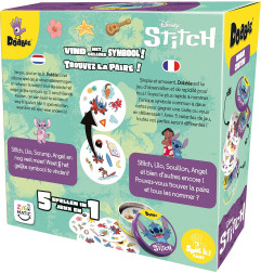 DOBBLE : Stitch - Jeux de société - Jeu de Cartes, rapidité et Observation - Asmodee