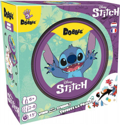 DOBBLE : Stitch - Jeux de société - Jeu de Cartes, rapidité et Observation - Asmodee