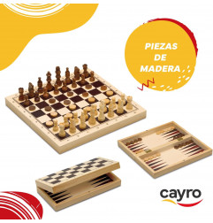Échecs, Dames Et Backgammon - + 7 Ans - Cayro
