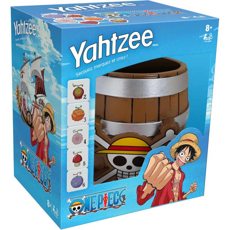 Yahtzee One Piece Jeu de Voyage pour 1 Joueur et Plus - Winning Moves
