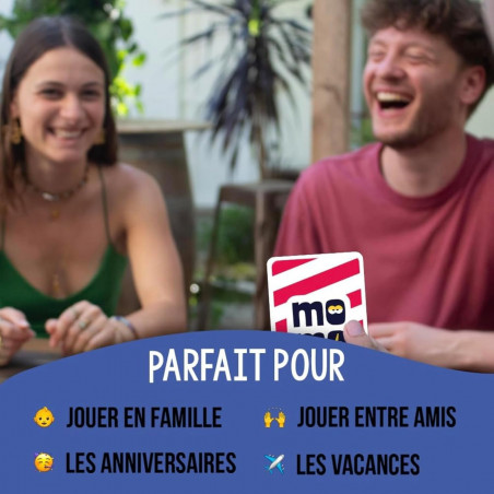 Momo - Jeu de Société Hilarant - Jeu d’Ambiance pour Famille et Amis - ATM Gaming