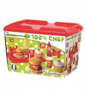 Set Déjeuner Burger 100% chef - ECOIFFIER