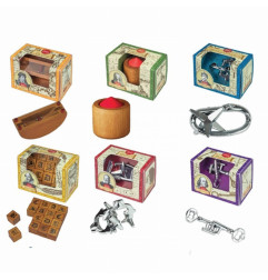 Casse tête Metal or Wood Mini Puzzle - Modèle Aléatoire