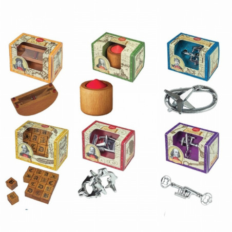 Casse tête Metal or Wood Mini Puzzle - Modèle Aléatoire