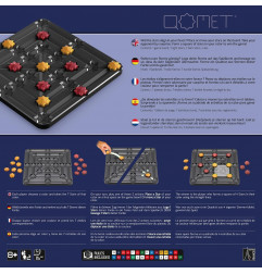 Qomet Jeu Familial en Bois - 2 Joueurs - 8+ Ans - des Parties de 15 Minutes - Gigamic