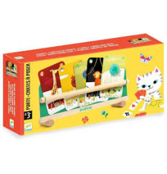 Porte-cartes en bois à poser - Djeco