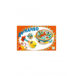 Animambo - Set de 3 instruments (Tambourin, Maracas, Castagnette) Djeco