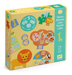 Coffret 5 Jeux - Animaux sauvages