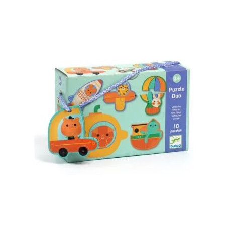 Puzzle Duo - Véhicules