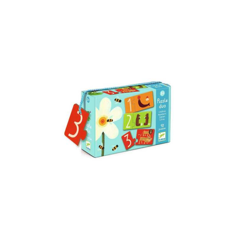 Puzzle duo chiffres - Djeco