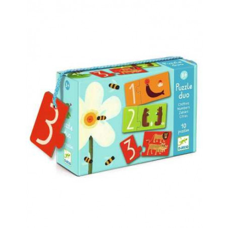Puzzle duo chiffres - Djeco