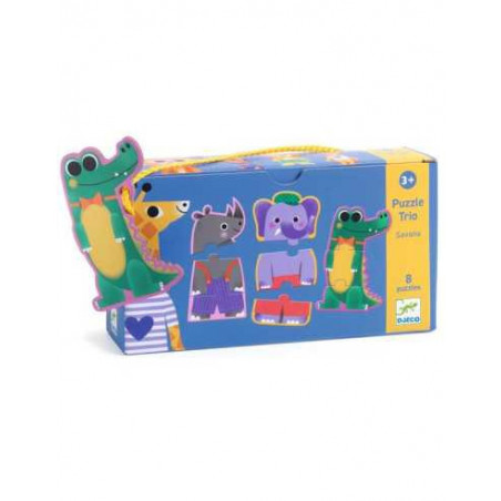 Puzzle trio Savana - Djeco