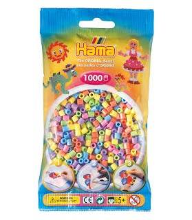 Lot de 1000 perles - HAMA - 1052277 - Couleur aléatoire