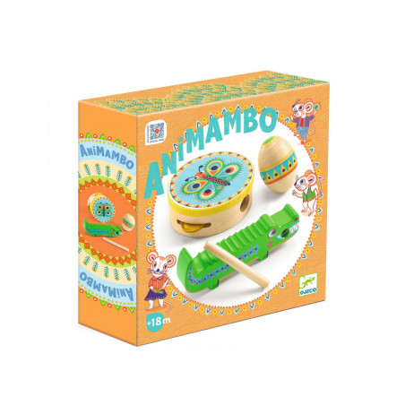 ANIMAMBO - SET DE PERCUSSIONS - DJECO
