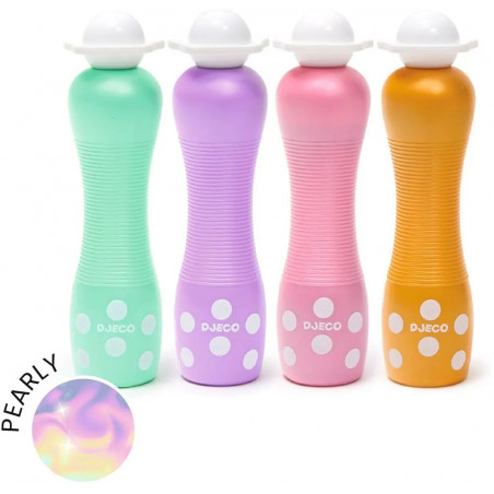 4 Marqueurs gros pois Pearly - Djeco